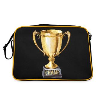 Cup for Champs and Winners - Retro Bag - black/gold - Back