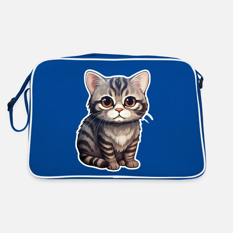 Chat British Shorthair Sac Retro