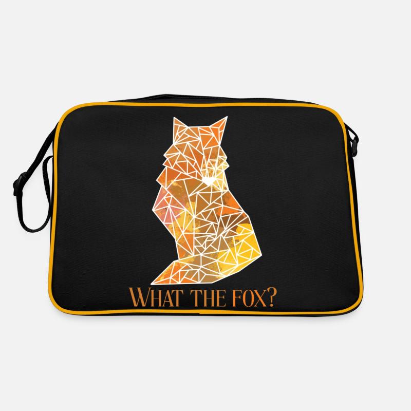 Qu’est-ce que le renard ? - Sac Retro - noir/or