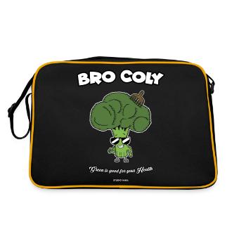 bro coly-studio haka - Retro Tasche - Schwarz/Gold - Hinten
