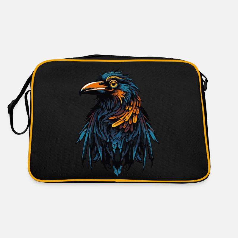 Rabe Vogel Retro Tasche