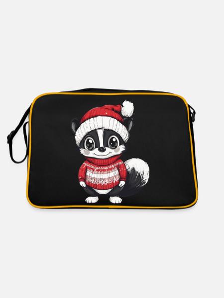 Noël Skunk - Sac Retro - noir/or - Dos