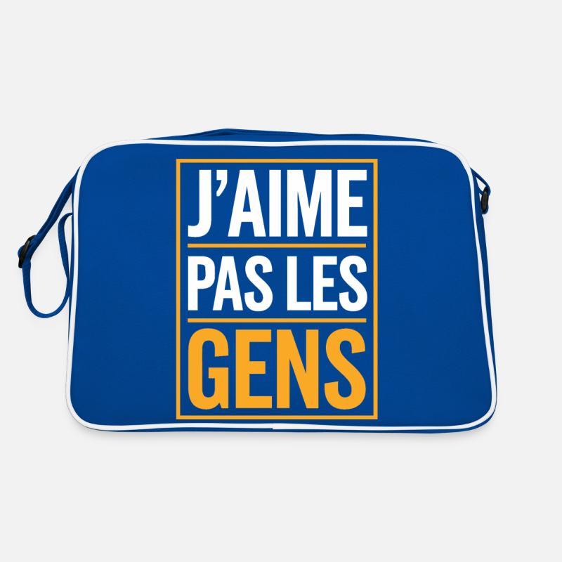 J'aime pas les gens Sac Retro