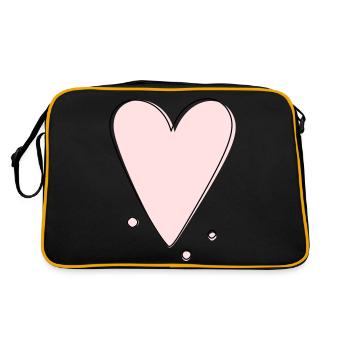 Gamme de cœurs modernes - Sac Retro - noir/or - Dos