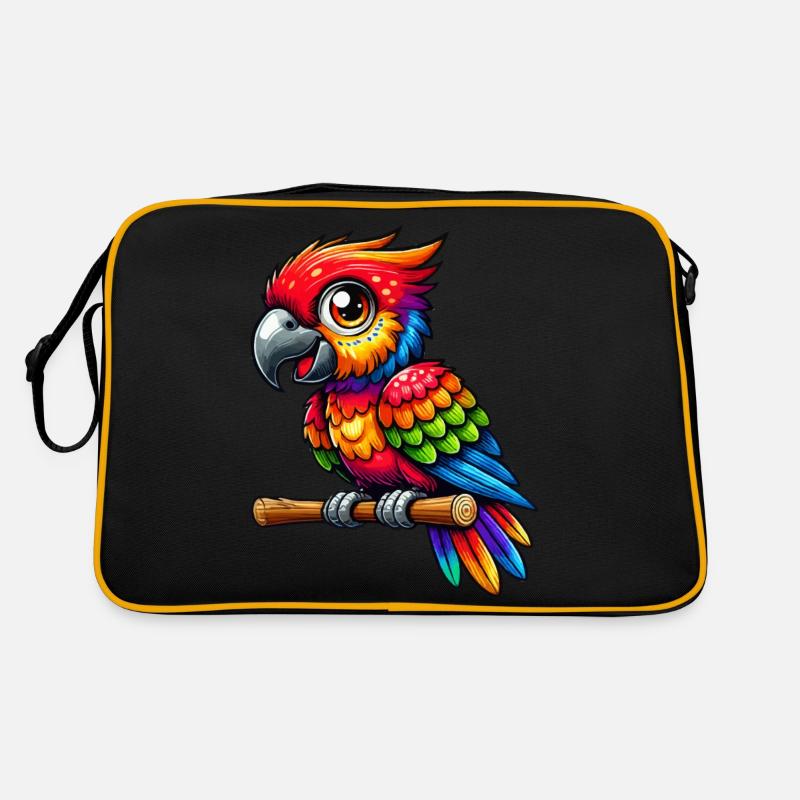 Perroquet Sac Retro