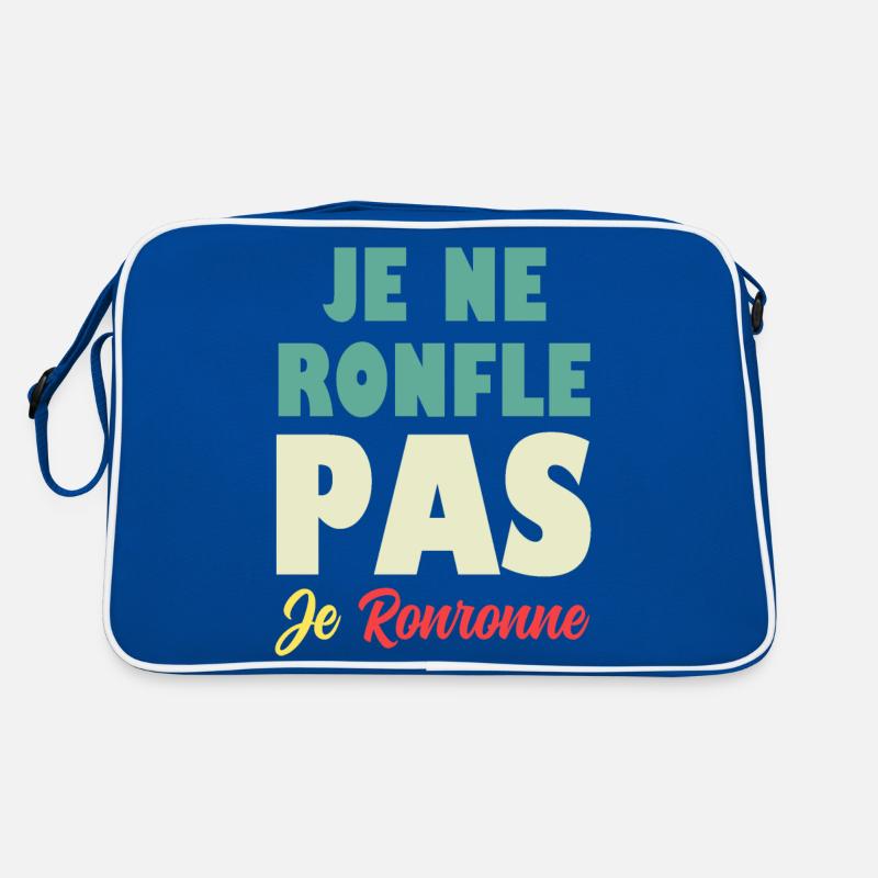 I don't snore, I purr Retro Bag