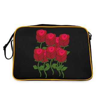 Roses - Sac Retro - noir/or - Dos