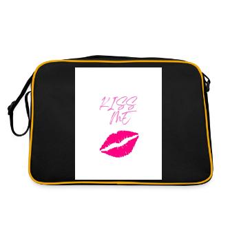 Kiss M e - Sac Retro - noir/or - Dos