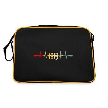 Baby-foot baby-foot kickers de coeurs battement rétro - Sac Retro - noir/or - Dos