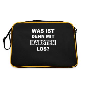 What is wrong with Karsten? - Retro Bag - black/gold - Back