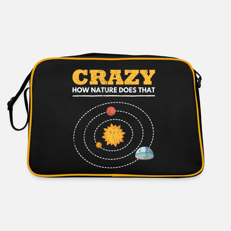 Crazy How Nature Does That Disque Terre Plate Sac Retro