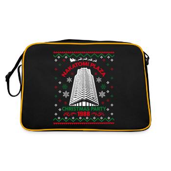 Nakatomi Plaza Christmas Party 1988 Noël moche - Sac Retro - noir/or - Dos