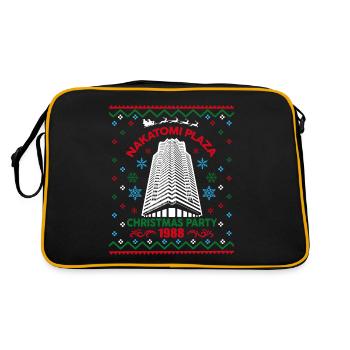 Nakatomi Plaza Christmas Party 1988 Noël moche - Sac Retro - noir/or - Dos