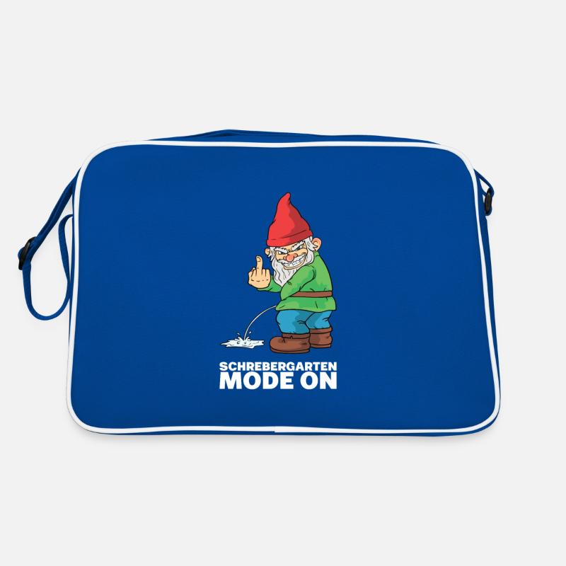 Allotment Garden Mode On Bad garden gnome Retro Bag
