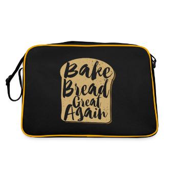 Proper Bread Baking Hobby Baker Dough Whisperer - Retro Bag - black/gold - Back