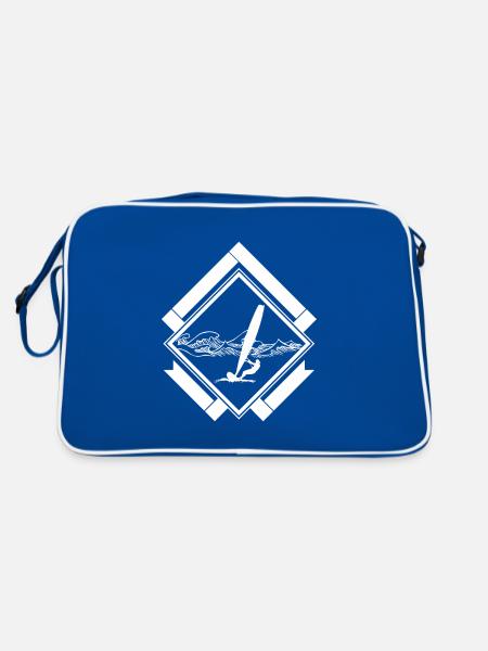 Windsurfers - Retro Bag - blue/white - Back