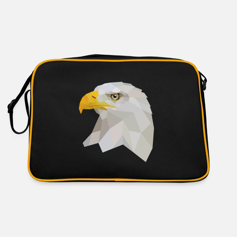 bald eagle Retro Bag