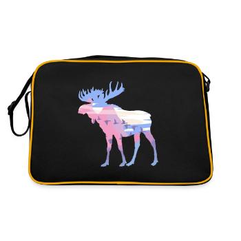 elk - Retro Bag - black/gold - Back