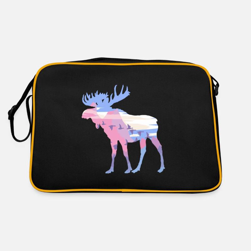 Elch Retro Tasche