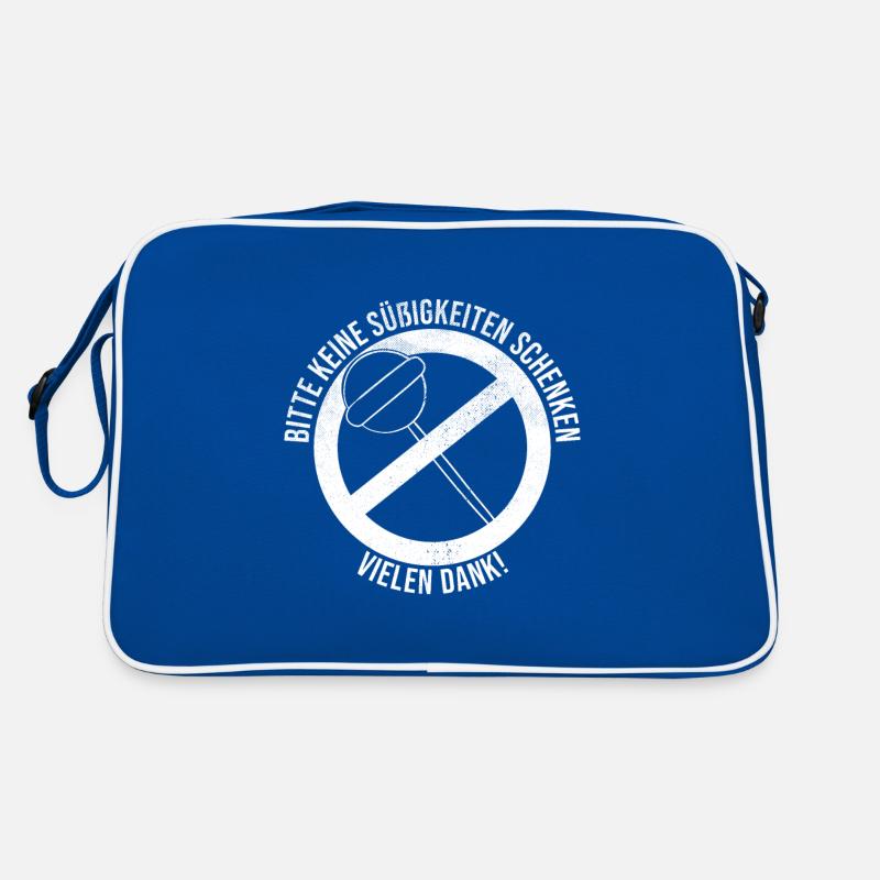 Keine Süßigkeiten Bitte Retro Tasche