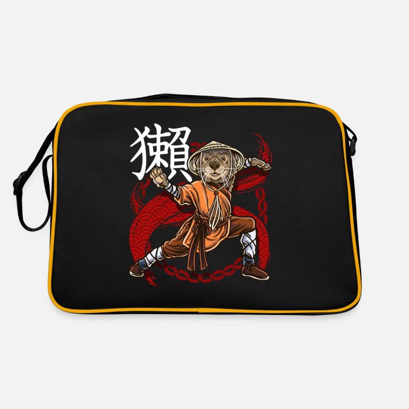 Otter Monk Dungeons Retro Tasche