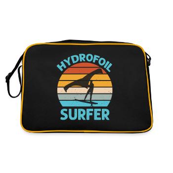 Hydrofoil Surfer - Wingfoil Surf - Sac Retro - noir/or - Dos