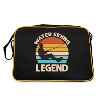 Waterskiing - Water Skiing Legend - Retro Bag - black/gold - Back