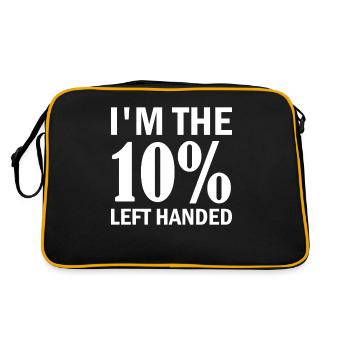 Lefty - Je suis le gaucher à 10% - Sac Retro - noir/or - Dos