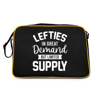 Lefty - Lefties In Great Demand But Limited Supply - Retro Bag - black/gold - Back