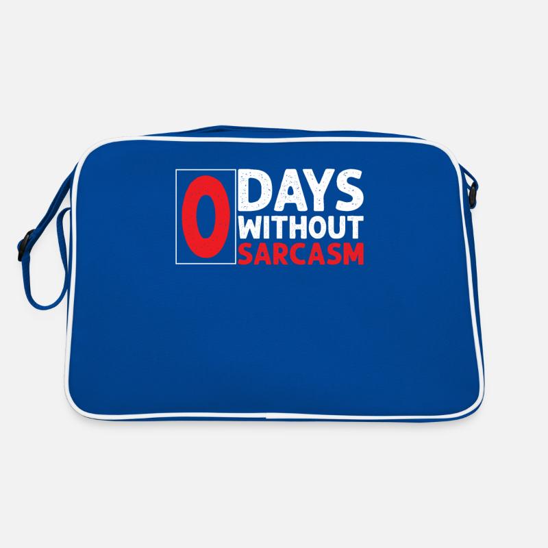 Sarcastic - Zero Days Without Sarcasm - Sarcasm Retro Bag