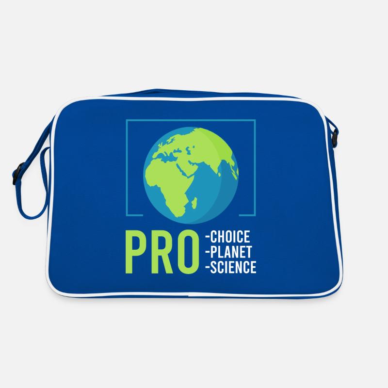 Climate Change Pro Planet Pro Choice Earth day Retro Tasche