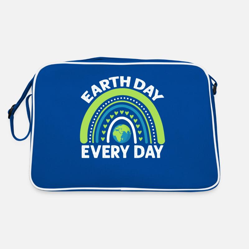 Climate Change Earth Day Every Day Retro Tasche