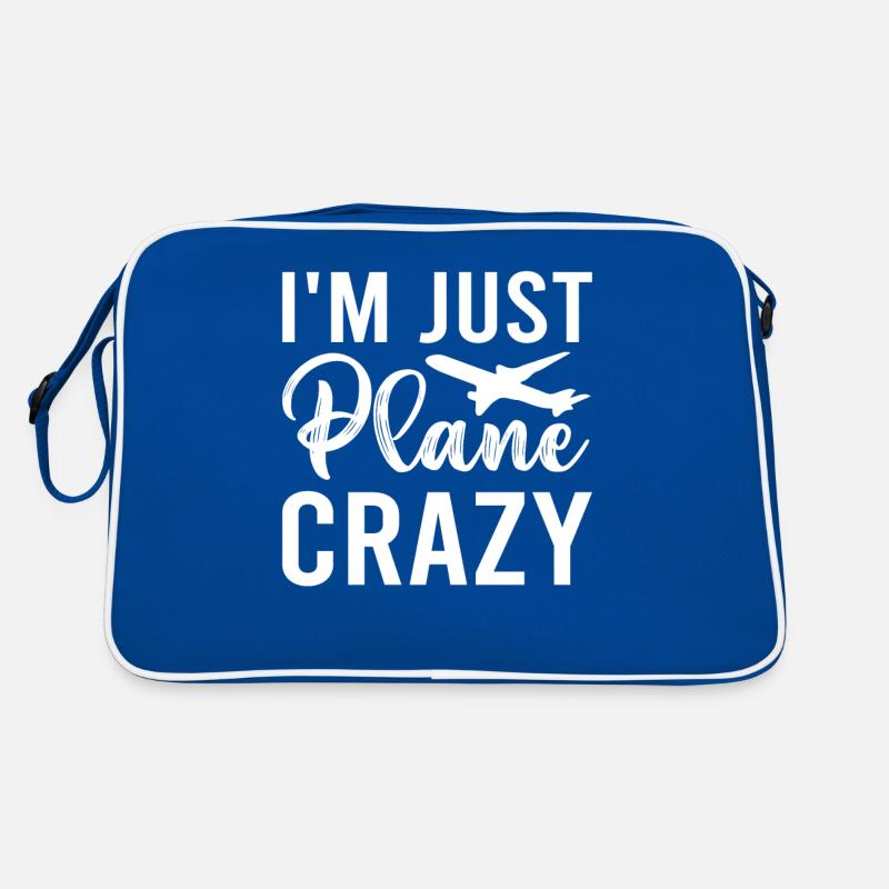 Je suis juste Avion Crazy Model Kit Constructeurs Avions Sac Retro
