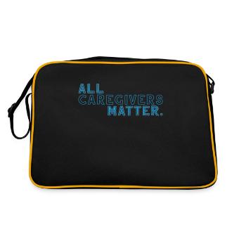All Caregivers Matter - Retro Bag - black/gold - Back
