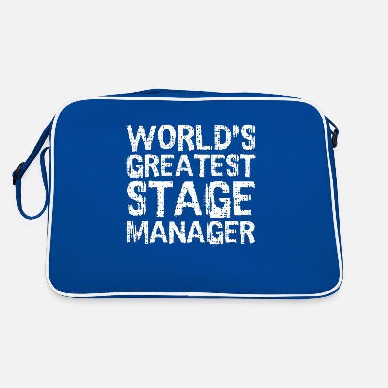 World's Greates Stage Manager Retro Tasche