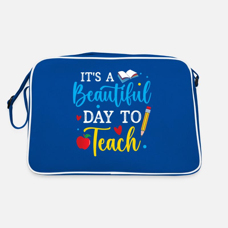 Enseignant C’est une belle journée pour enseigner Sac Retro