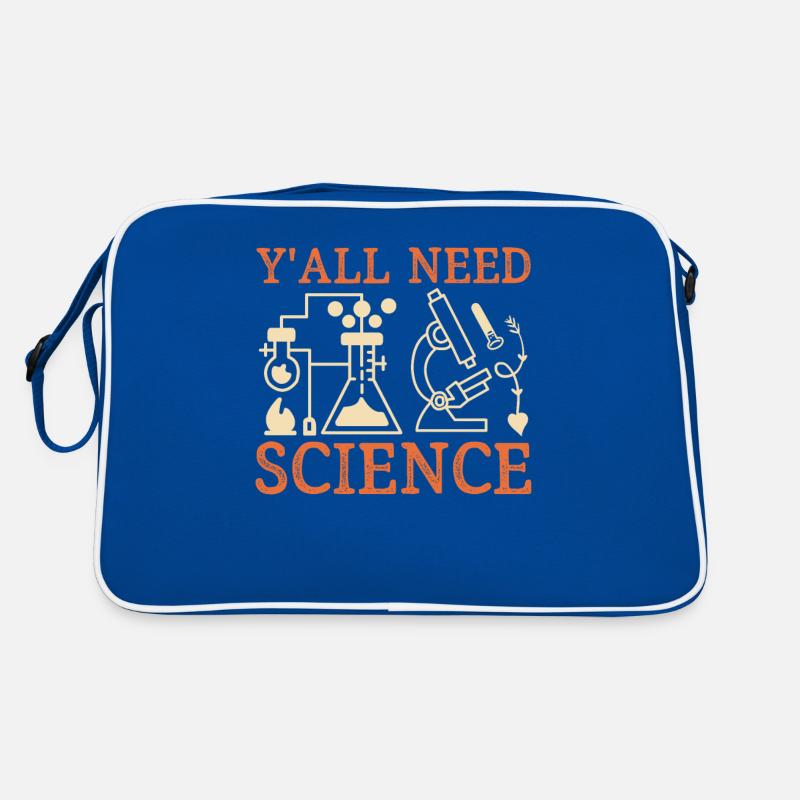 Teacher Y'all Need Science Retro Tasche