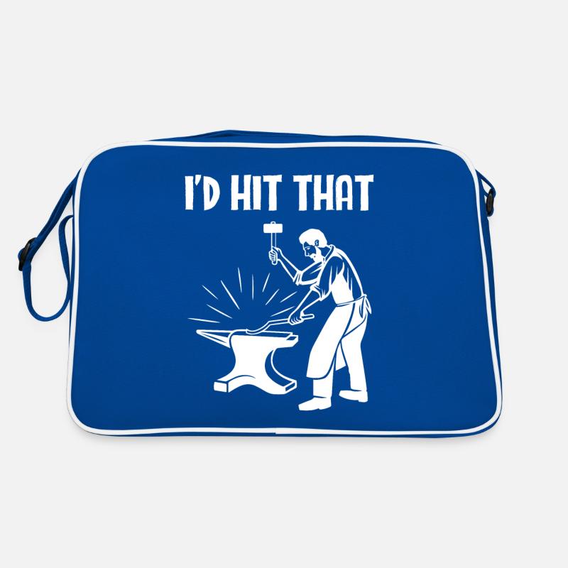 Blacksmith Ironsmith I'd Hit That Retro Tasche