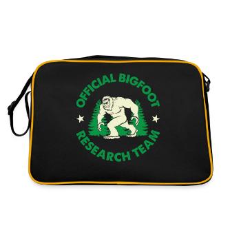 Équipe de recherche certifiée Bigfoot - Sac Retro - noir/or - Dos