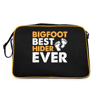 Bigfoot Meilleur hider de tous les temps - Sasquatch - Sac Retro - noir/or - Dos