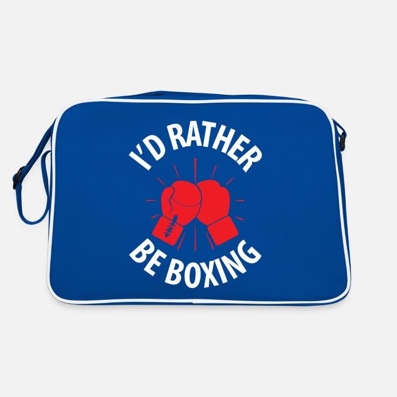 Boxing Kickboxing - I'd Rather Be Boxing Retro Tasche