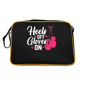 Boxe Kickboxing - Heels Off Gloves On - Sac Retro - noir/or - Dos