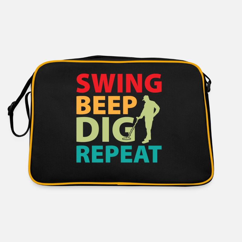 Dirt Fishing - Swing Beep Dig Repeat Retro Tasche