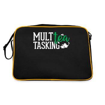 Tea Lover - Multea Tasking - Retro Bag - black/gold - Back