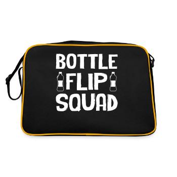 Bottle Flipping - Bottle Flip Squad - Retro Bag - black/gold - Back