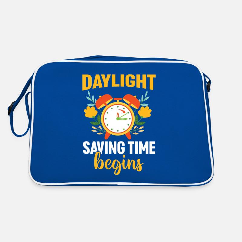 Daylight Saving Time Begins Retro Bag
