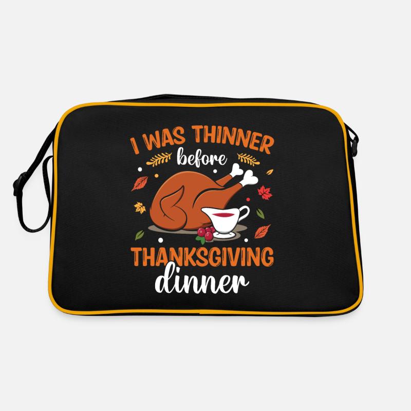 J’étais plus mince avant le dîner de Thanksgiving - Merci Sac Retro