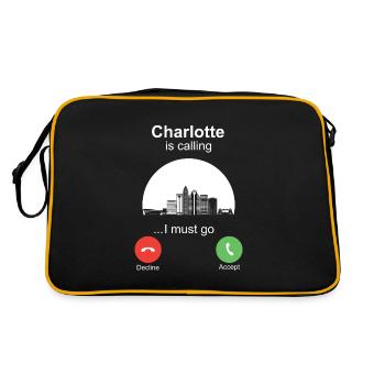 Charlotte vous appelle - Sac Retro - noir/or - Dos