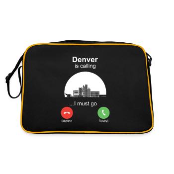 Denver appelle - Sac Retro - noir/or - Dos