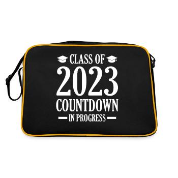 Graduation - Compte à rebours de la promotion 2023 en cours - Sac Retro - noir/or - Dos